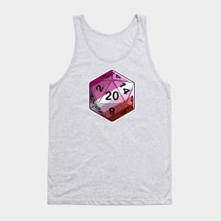 Lesbian Pride d20 Tank Top